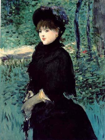 Edouard Manet La Promenade Madame Gamby